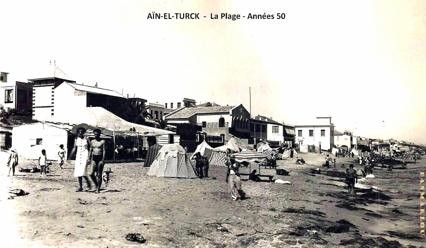 Ain-El-Turck - Plage - Annees 50.jpg